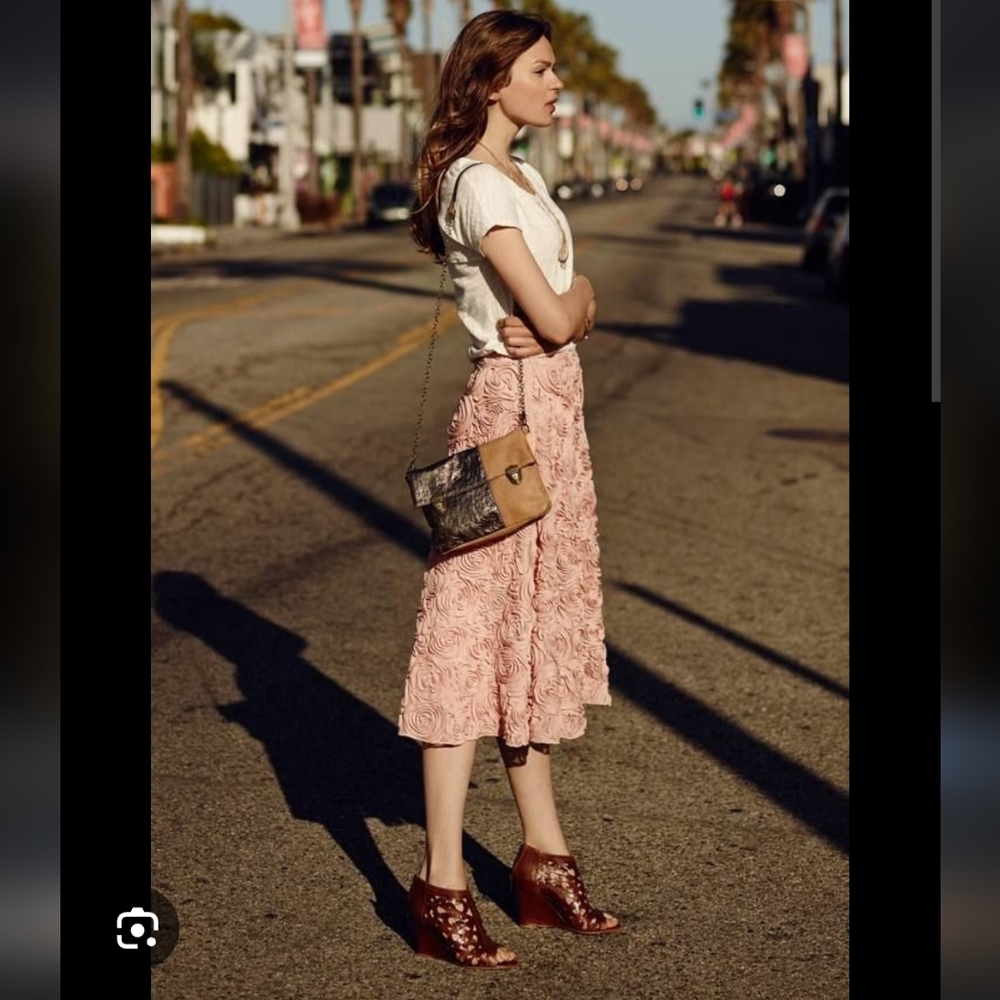 HD in Paris Anthropologie Petaluma Rose Skirt Large